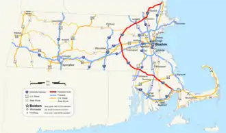 Image illustrative de l’article Interstate 495 (Massachusetts)