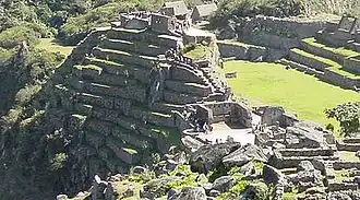 La « pyramide » d'Intihuatana.
