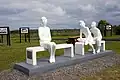 L'esseulée, cette sculpture sur l'intimidation a été faite en 12 exemplaires
