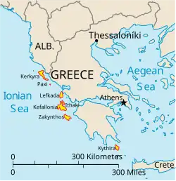 Les îles Ioniennes vénitiennes