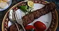 Kabab koubideh, style bonabi.