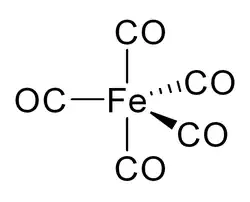 Pentacarbonyle de fer.