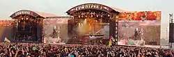 Iron Maiden au Hellfest 2018.