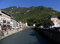 L'Isère à Moûtiers.