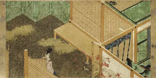 Rouleaux illustrés des Contes d’Ise, XIVe siècle, Musée des Beaux-Arts Kubosō.