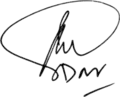 Signature de Mohammad Ishaq Dar