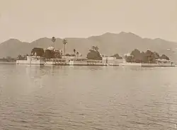 Vue d'ensemble de l'île de Jag Mandir (1910)