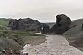 Le paysage chaotique de la région du Rauðhólar