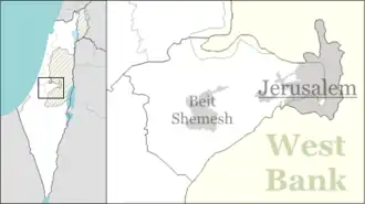 (Voir situation sur carte : district de Jérusalem)