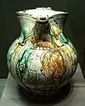 Vase italien «&nbsp;trois couleurs&nbsp;», milieu du XVe&nbsp;siècle