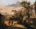 Paysage italien, Mauritshuis (fin du XVIIe&nbsp;siècle).