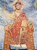 Fresque fin XIe s., abbaye Sant'Angelo in Formis, Capoue (Italie du sud)