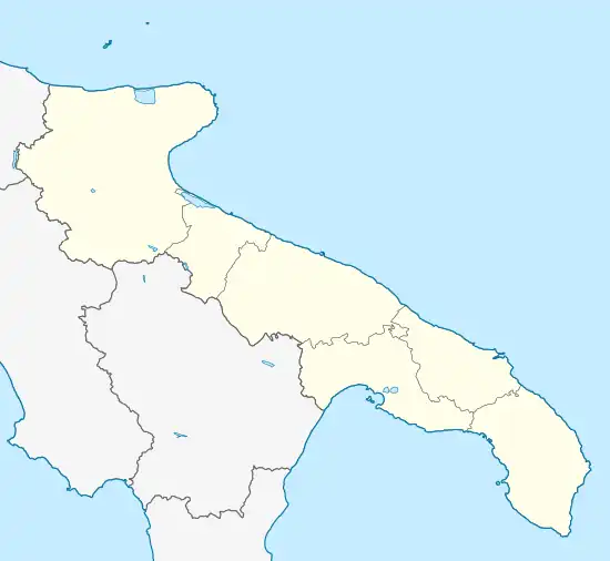 Voir sur la carte administrative des Pouilles