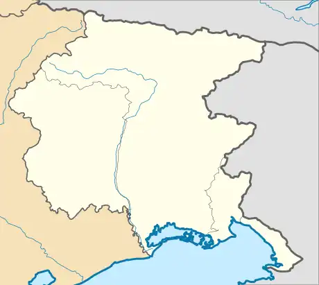 Voir sur la carte administrative du Frioul-Vénétie Julienne