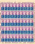 Timbre-poste italien avec publicité De Montel, 50 centimes (1925)