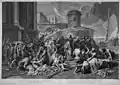 Jésus guérissant les malades, gravure d'après Jean Jouvenet.