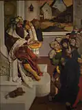 Retable de Melk, Jésus devant Ponce Pilate