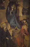 Retable de Melk, Jésus au jardin des oliviers