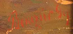 signature de Gyula Benczúr