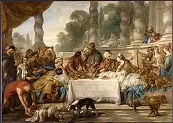 Tableau original de Jean-François de Troy (1740).