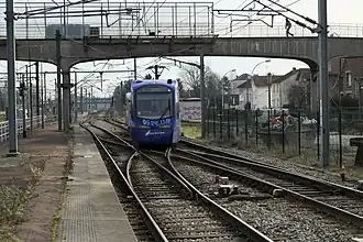 Voies du tram.
