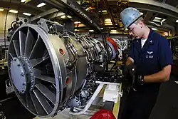 Vue du moteur.