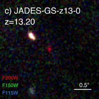 Image illustrative de l’article JADES-GS-z13-0