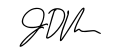 Signature de J. D. Vance