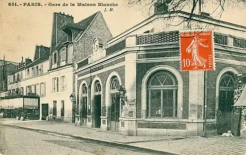 Gare de la Maison-Blanche.