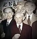 Louis Mirman (Hachette), Jean Jules-Verne et l'écrivain Georges Bayard à Amiens 1970
