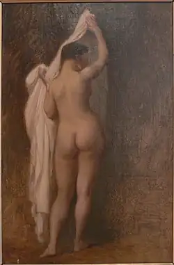 Étude de la reine de Lydie pour le roi Candaule.