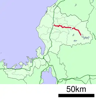 Voir la carte de la ligne.