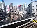 Voies JR East (depuis la gare Tōkyū)