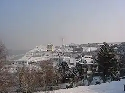 Ault sous la neige.