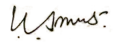 Signature de Jan Smuts