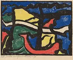 Jacoba van Heemskerck van Beest, Composition, 1914-1915, NGA 153658 National Gallery of Art