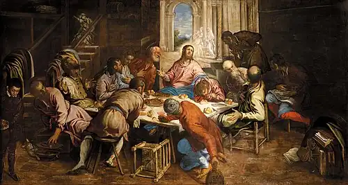 Le Tintoret, La Cène, 1563-64, église San Trovaso.