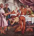 Jacopo Bassano, La Décollation de saint Jean Baptiste, v. 1550-1600, huile sur toile, 132 × 127 cm.