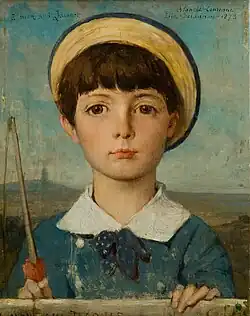 Jacques Bizet à 6 ans, par Delaunay, Nantes.