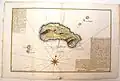 Carte de La Galite au XVIIIe&nbsp;siècle.