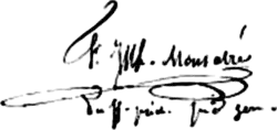 signature de Jacques Monsabré