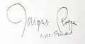 Signature de Jacques Rogge