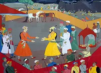 Description de l'image Jai Singh and Shivaji.jpg.