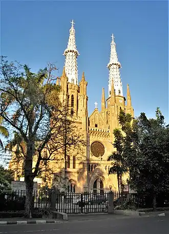 La cathédrale de Jakarta.