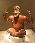 Figurine de style Ameca provenant de Jalisco. Taille : 56&nbsp;cm.