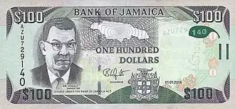 Billet de 100 Dollars, émis en 2014.