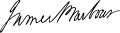 Signature de James Barbour
