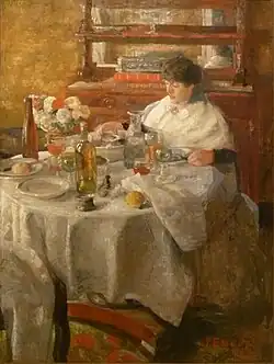 James Ensor, La Mangeuse d'huitres (1882).