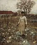A Hind's Daughter (La Fille d'un paysan), James Guthrie, 1883, Galerie nationale d'Écosse, Édimbourg.