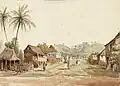James Maurice Primrose, vue de Freetown, 1851